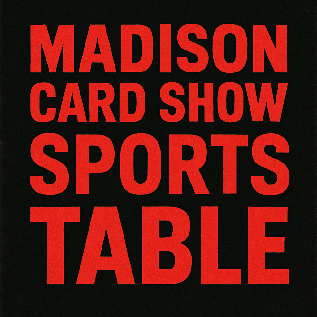 Purchase Sports Room Tables for Saturday, August 30 Madison Card Show